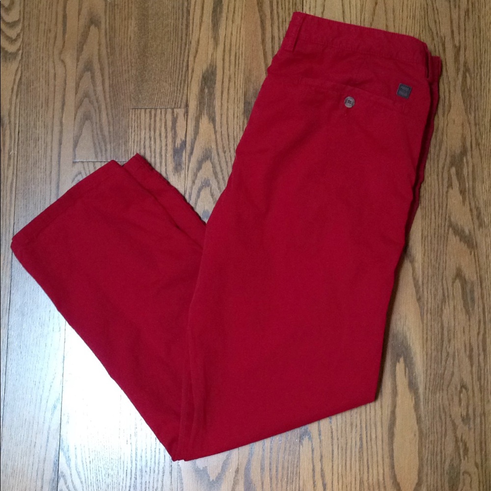 Hugo Boss Men's Red Pants